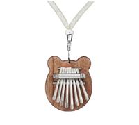 Vaguelly 2juegos Kalimba De Tonos Portátil Para Instrumento Musical De Pulgar Fácil De Transportar Color Marrón