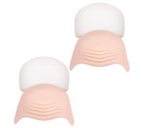 Vaguelly 2juegos Peluca de Monje Calva para Hombres y Mujeres Color Piel Realista para Cosplay de Halloween y Disfraz de Calva Incluye de Accesorios de Maquillaje