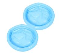 Vaguelly 2Pares Bañera Inflable Para Pies Lavabo De Spa Portátil Para Tratamientos De Hidromasaje Casa Para Relax y Color