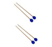 Vaguelly 2pares Mallet De Marimba Profesional Mango De Arce y Cabeza De Hilo Para Xilófono y Glockenspiel Para Principiantes y Músicos Avanzados
