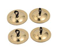 Vaguelly 2pares Platillos De Cobre Mini Instrumentos Musicales Infantiles Percusión Para Niño Niña y Danza Del Vientre