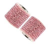 Vaguelly 2piezas Anillo Accesorio De Gemas De Imitación Para Reposacabezas De Coche Robusto y Fácil De Limpiar Compatible