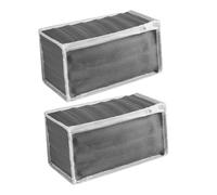 Vaguelly 2piezas Bolsa De Lavado para Zapatos Bolsa De Malla para Lavandería con para Lavar Zapatillas Calcetines y Ropa Interior Protección De Zapatos Lavadora Color Gris
