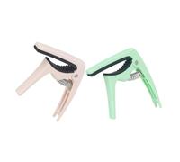 Vaguelly 2piezas Capo Para Guitarra De Macaron Accesorio Portátil Para Guitarra y Ukelele Fácil y Seguro Para Música Folk y Country