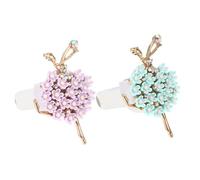 Vaguelly 2piezas Clip De Perfume Para Auto Diseño De Niña Ballet Adorno Aromático Para Ventilación Decoración Práctica Para Mejorar Tu Experiencia De Conducción