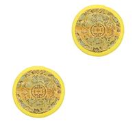 Vaguelly 2piezas Cojín Para Tazón De Canto Hecho Mano Nepal Almohada De Significado Budista Antideslizante y Duradero Para Decoración De Hogar y Oficina