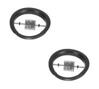 Vaguelly 2piezas Cubierta De Agujero De Para Guitarra De Pantalla Metalizada Para Retroalimentación y La Boca Compatible De Instalación y Diseño