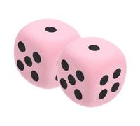 Vaguelly 2piezas Dados De Espuma Eva Dados Clásicos Reutilizables Accesorio para Fiesta Suministros para Fiestas Temáticas De Portátiles para Mesa