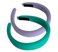 Vaguelly 2piezas Diademas Acolchadas De Tela Sin Dientes Diadema Ancha Para Mujer Accesorios Cabello Para Ocasiones Casuales o