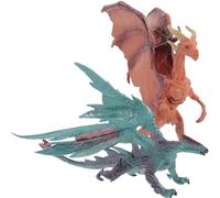 Vaguelly 2piezas Figuritas De Dragón Mítico De Adornos Realistas para y De Animales Mitológicos Coleccionistas