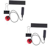 Vaguelly 2piezas Guitar Pickup Piezo Microphone Autoadhesivo Para Guitarras y Ukuleles Captura De Sonido Clara y Precisa Transductor De Vibración Piezoeléctrico Conexión Estándar