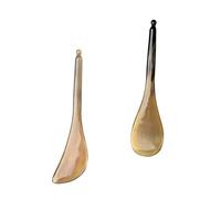 Vaguelly 2piezas Herramientas Masaje Gua Sha Varita Reflexología Masaje Facial y Ocular Portátil Para Cuidado Piel Casa y Salón