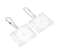 Vaguelly 2piezas Mini Álbum Llaveros De Acrílico Accesorios Para Mini Cd Decorativos Llaveros De Recuerdo Para Fans Cadenas De Clave Para Fans De Música