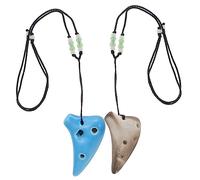 Vaguelly 2piezas Mini Ocarina para Principiantes Portátil para Llevar Lugar para Tocar Reuniones Familiares o Eventos Musicales
