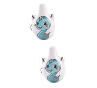 Vaguelly 2piezas Ocarina De Diseño De Animales Instrumento Musical Portátil y Decorativo Para Escritorio Para Principiantes y Profesionales Fácil De Tocar y Ajustar