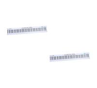 Vaguelly 2piezas Piano Keyboard Practice Comparison Chart Teclas Material y Duradero Para Principiantes Guía Visual De Notas y Digitación Diseño Para Aprendizaje Rápido