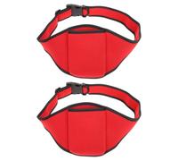 Vaguelly 2piezas Riñonera De Micrófono Ajustable para Fitness y Actividades Al Aire Fanny Pack Compartimentos para Teléfono y Claves Soporte para Micrófono para Instructores De