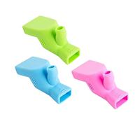 Vaguelly 3 Piezas Accesorios De Grifo Extensor De Grifo Grifo Ahorro De Agua Aireador Niños Pequeños Extensor De Lavado De Manos Protector De Fregadero Portátil Extensor De Mango De