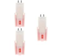 Vaguelly 3 Piezas Aguja De Fonógrafo Accesorio De Lápiz Óptico Aguja De Registro De Gramófono Lápiz Para Tocadiscos Aguja De Tocadiscos Aguja De Aluminio El Plastico Universal