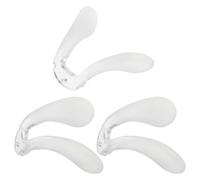 Vaguelly 3 Piezas Almohadillas Nasales de Silicona U Forma de Herradura para Gafas Infantiles Antideslizantes Suaves y Fáciles de Instalar Compatibles con Múltiples Monturas