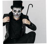 Vaguelly 3 Piezas Bastón de Negro para Disfraces de Halloween Muleta para Jazz y Baile Accesorio de Fiesta y Cosplay para Adultos de Actuación Resistente
