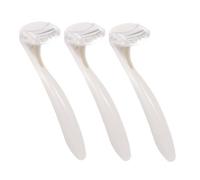 Vaguelly 3 Piezas Rasuradora Facial Portátil para Mujeres de Mini Cortapelos Manual para Afeitadora Adaptable para Seco y Húmedo para Mantener y