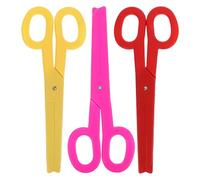 Vaguelly 3 Tijeras Gigantes: Tijeras Falsas de de plástico de Gran tamaño, Accesorio de Disfraz para Halloween, Circo, espectáculos, Carnaval, Fiesta, decoración.