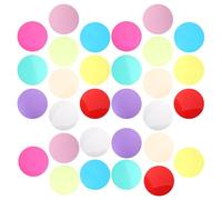 Vaguelly 30 Filtros de Gel Redondos de PVC, Láminas de Corrección de Iluminación para Fotografía y Proyectos DIY