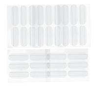 Vaguelly 30 Piezas Etiqueta Engomada Del Oído Moldeable Espuma Pequeño Parches De Soporte Para Pendientes Orejas Suministro De Oído Soporte Vertical Para El Oído Pegatinas Transparent Epva