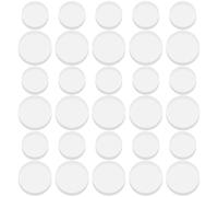 Vaguelly 30 Topes Transparentes Antideslizantes de Goma para Mesa de Vidrio y Cerámica, Almohadillas Fáciles de Mover Ideales para Proteger Muebles y Encimeras