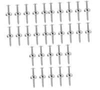 Vaguelly 30piezas Bujes De Conexión Para Mástil De Guitarra Eléctrica Con Tornillos De Duradero y Resistente Compatible Con Guitarras Eléctricas Reducción De Ruido y Vibración