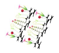 Vaguelly 30Piezas para Cabello de Simuladas Diseño de de Frijol y Flores para Decoración de Niñas y Adolescentes