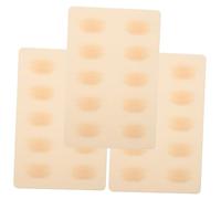 Vaguelly 3hojas Pieles De Labios Falsos De Silicona Para Práctica De Tatuajes Labiales Labios Artificiales De Piel Sintética Para Entrenamiento De Tatuaje