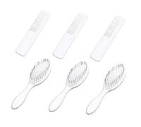 Vaguelly 3juegos Cepillos Para Peine Suave Para Masaje De Cabelludo Desenredante Para Cabello De Recién Nacido Para Cuidado De Bebés