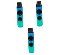 Vaguelly 3juegos Kazoo Musical Profesional De Doble Orificio Instrumento Musical Portátil Para Niño Niña y Adultos Fabricado De Diseño Compacto y Resistente Para Acompañamiento De