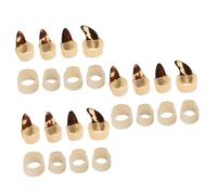 Vaguelly 3juegos Protecciones De Uñas Para Guzheng Accesorios De Práctica Ajustables Para Mano Derecha Para Aprendizaje Musical