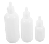 Vaguelly 3piezas Botella De Lavado Presión Botella De Champú Para Viaje Mediano Material Plástico Para Loción y Champú Para Cuidado Piel y Líquidos