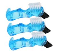 Vaguelly 3piezas Cepillo De Limpieza Interdental Cepillo Dental Para Dentaduras Postizas Limpieza Portátil Multifuncional Pequeño y Creativo Hogar