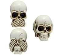 Vaguelly 3piezas Clips De Ventilación De Automóvil Diseño De Calavera Ambientador Decorativo Para Salida De Aire Accesorios Creativos Para Interior Del Coche Compatible La Mayoría