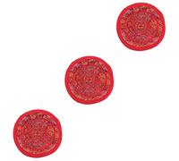 Vaguelly 3piezas Cojín Para Tazón Cantante Almohadilla Antideslizante De Accesorio Práctico Para Sonido De Buda y Decoración De Sala