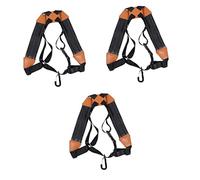 Vaguelly 3piezas Correa De Saxofón De Doble Hombro Negro Soporte Ergonomico Para Saxofones Altos Tenores y Soprano Confortable y Resistente