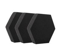 Vaguelly 3piezas Paneles Acústicos Hexagonales Absorbentes Aislantes y Antirruido Ignífuga Para y