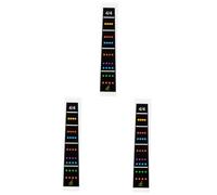 Vaguelly 3piezas Pegatinas De Posición Para Diapasón De Violín Guía De Dedos Calcomanías Para Principiantes Adhesivas y Duraderas Accesorio Práctico Para Aprender Tocar El Violín