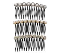 Vaguelly 3piezas Peine Cabello La Parte Posterior Cabeza De Para Mujer Lateral De Para Organizar El Cabello