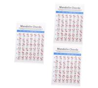 Vaguelly 3piezas Póster De Acordes Para Mandolina Recubierto Práctico y Ligero Notas Para Aprendizaje Cualquier Lugar