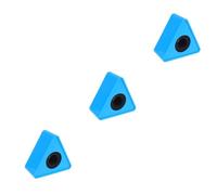Vaguelly 3piezas Soporte De Micrófono Azul Para Reporteros Estación De Logo De Micrófono Para Entrevistas Profesionales Diseño Práctico y