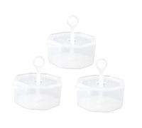 Vaguelly 3piezas Taza de Burbujas Transparente para Lavado Facial Burbujeador de Leche Herramientas de Burbujeo Dispositivo de Limpieza Facial para Uso Baño