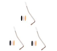 Vaguelly 3piezas Whammy Bar Arm Dorado Con Puntas Para Guitarra Eléctrica y Compatible Con Sistema De Puente De Tremolo Simple