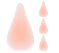 Vaguelly 4 almohadillas de silicona para privacidad: almohadillas invisibles para partes íntimas - Corrector impermeable sin costuras para trajes de baño - Funda reutilizable Camel