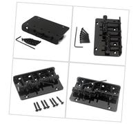Vaguelly 4 Cuerdas puente de guitarra puente de estilo antiguo Black